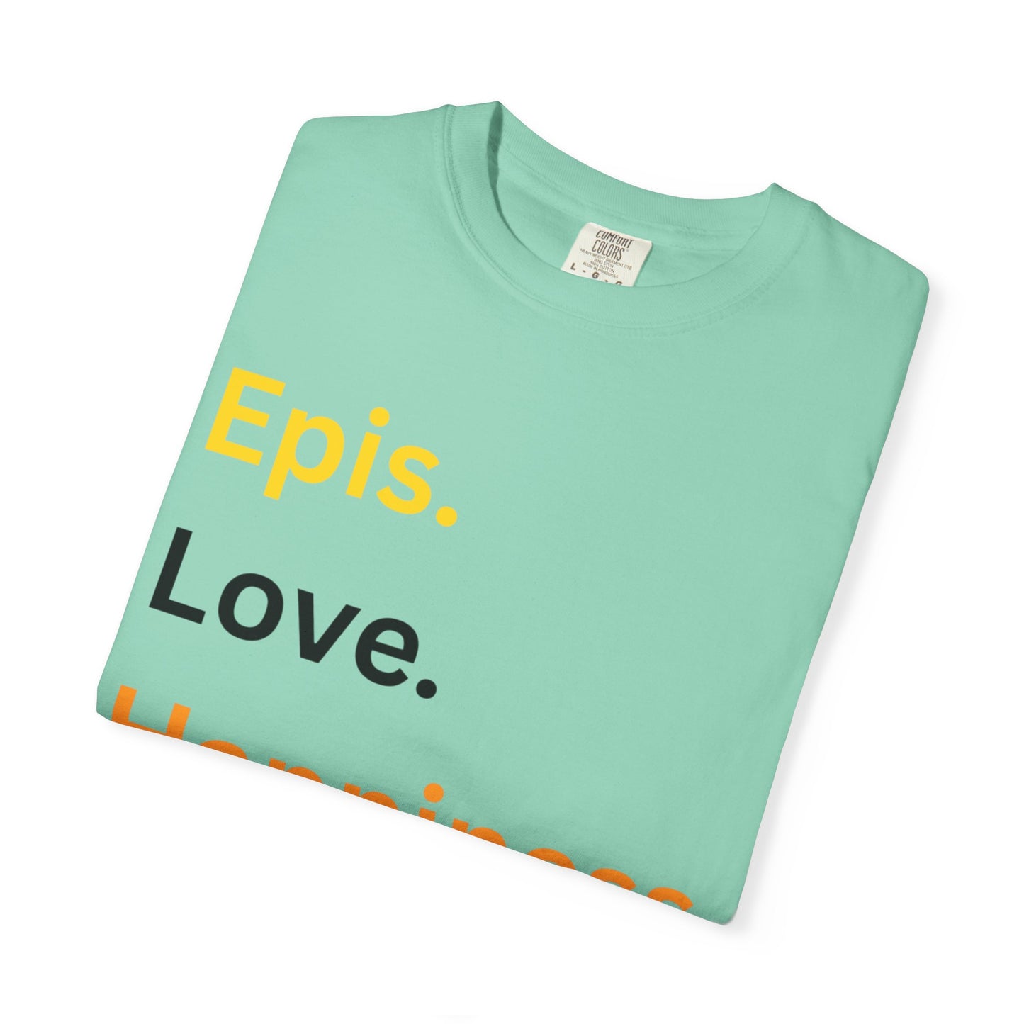 Epis. Love. Happiness. Cotton Short Sleeve T-Shirt