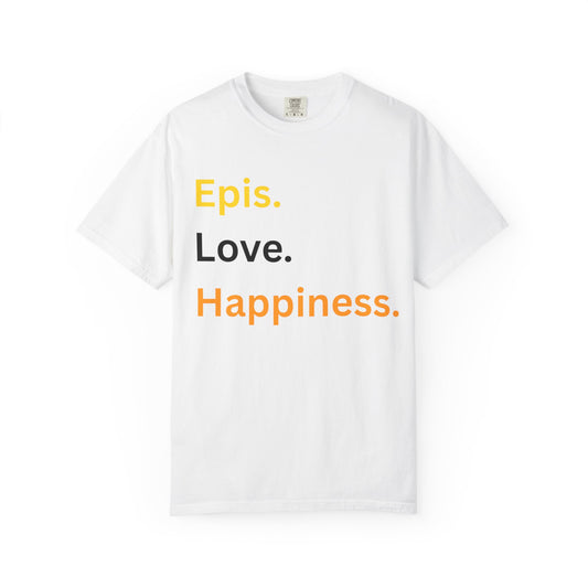 Epis. Love. Happiness. Cotton Short Sleeve T-Shirt