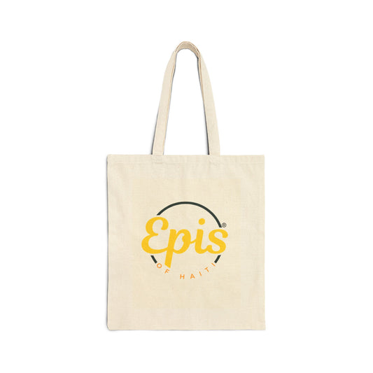 Epis of Haiti Premium Cotton Canvas Tote Bag | Reusable Eco-Friendly Grocery & Everyday Shopping Bag
