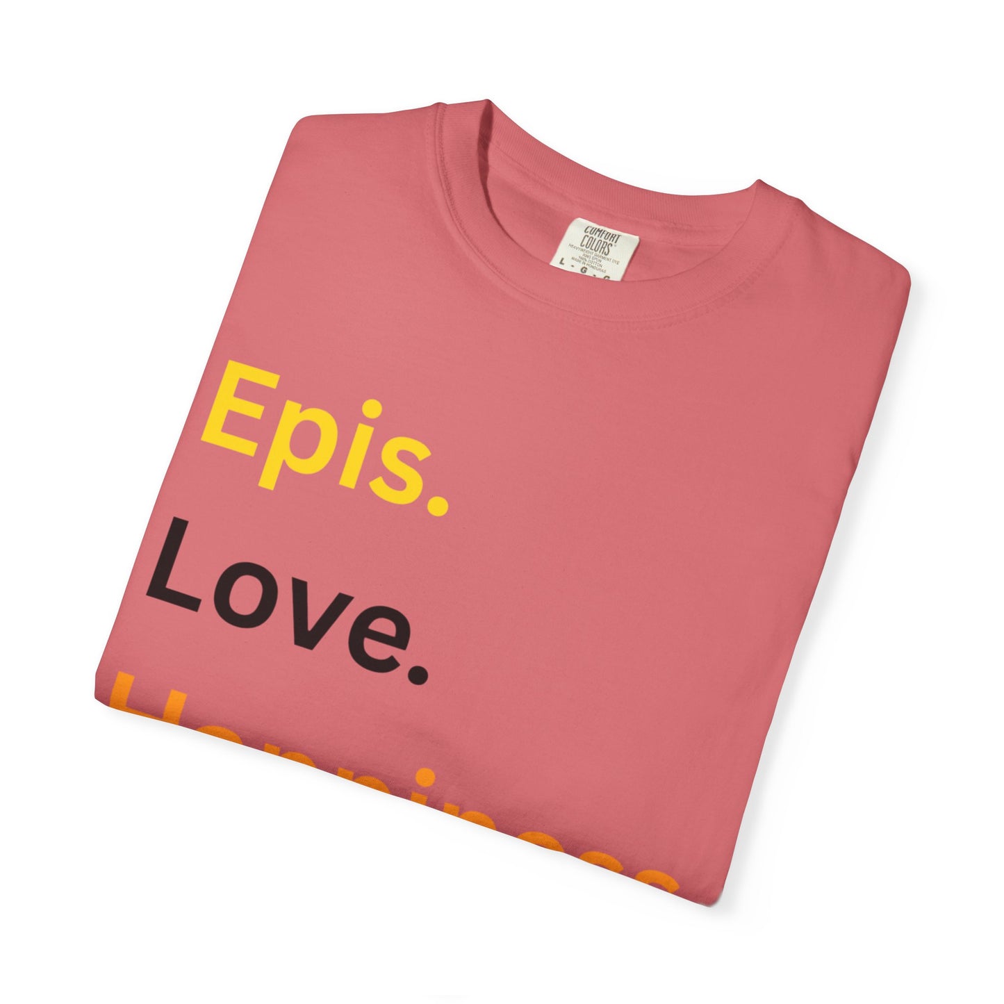 Epis. Love. Happiness. Cotton Short Sleeve T-Shirt