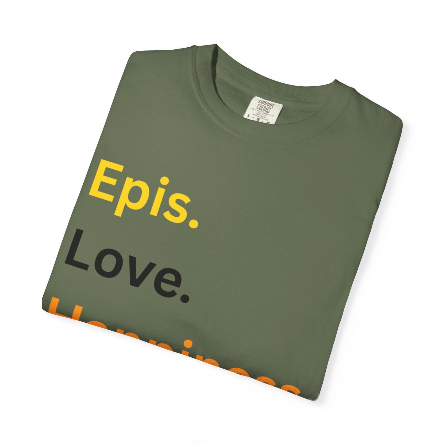 Epis. Love. Happiness. Cotton Short Sleeve T-Shirt