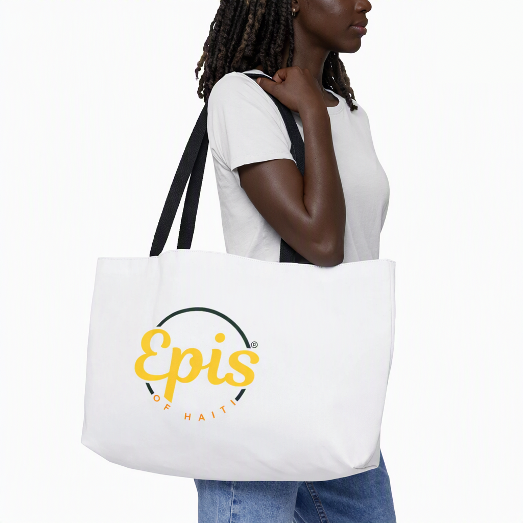 Weekender Tote Bag | Epis of Haiti Travel & Beach Bag