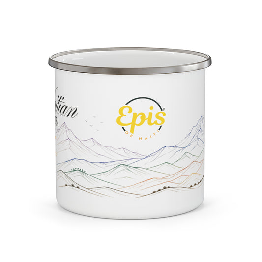 Epis of Haiti Haitian Tea Recipe Enamel Camping Mug | 12 oz Stainless Steel Camp Cup