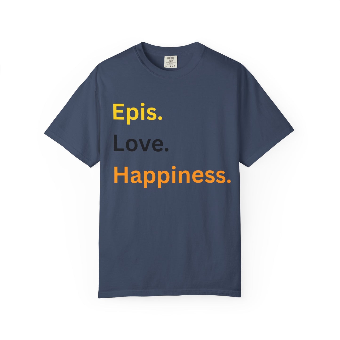 Epis. Love. Happiness. Cotton Short Sleeve T-Shirt