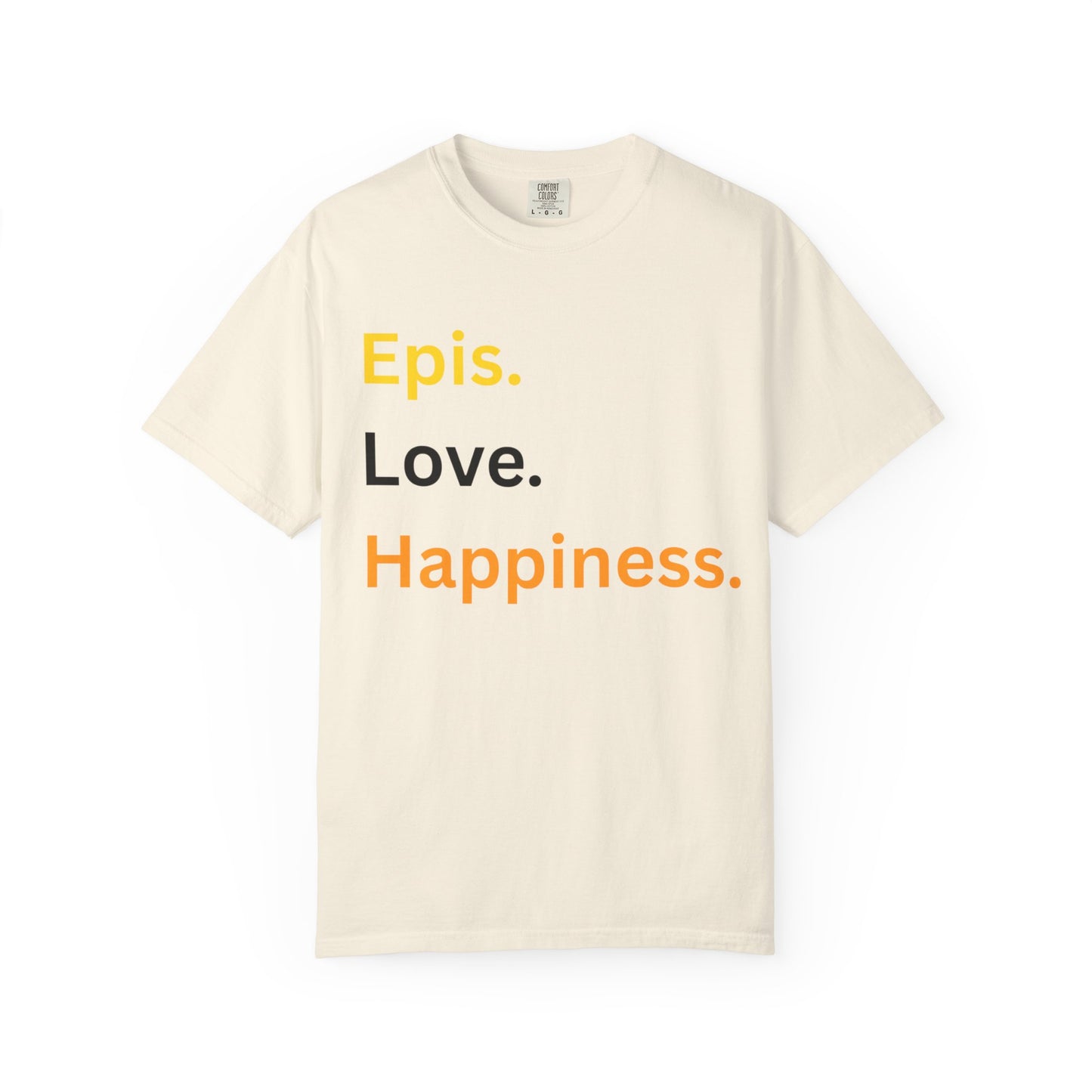 Epis. Love. Happiness. Cotton Short Sleeve T-Shirt