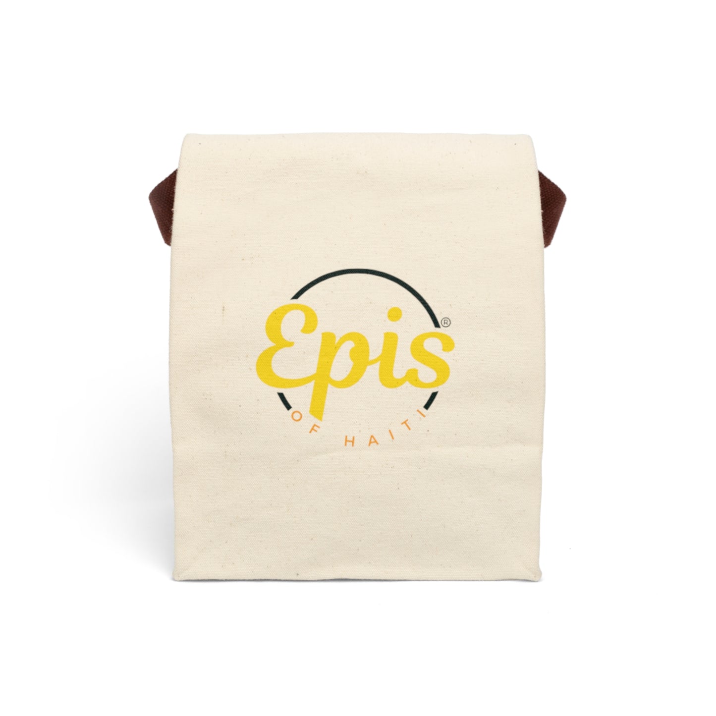 Canvas Lunch Bag | Epis of Haiti Logo Insulated Tote with Strap