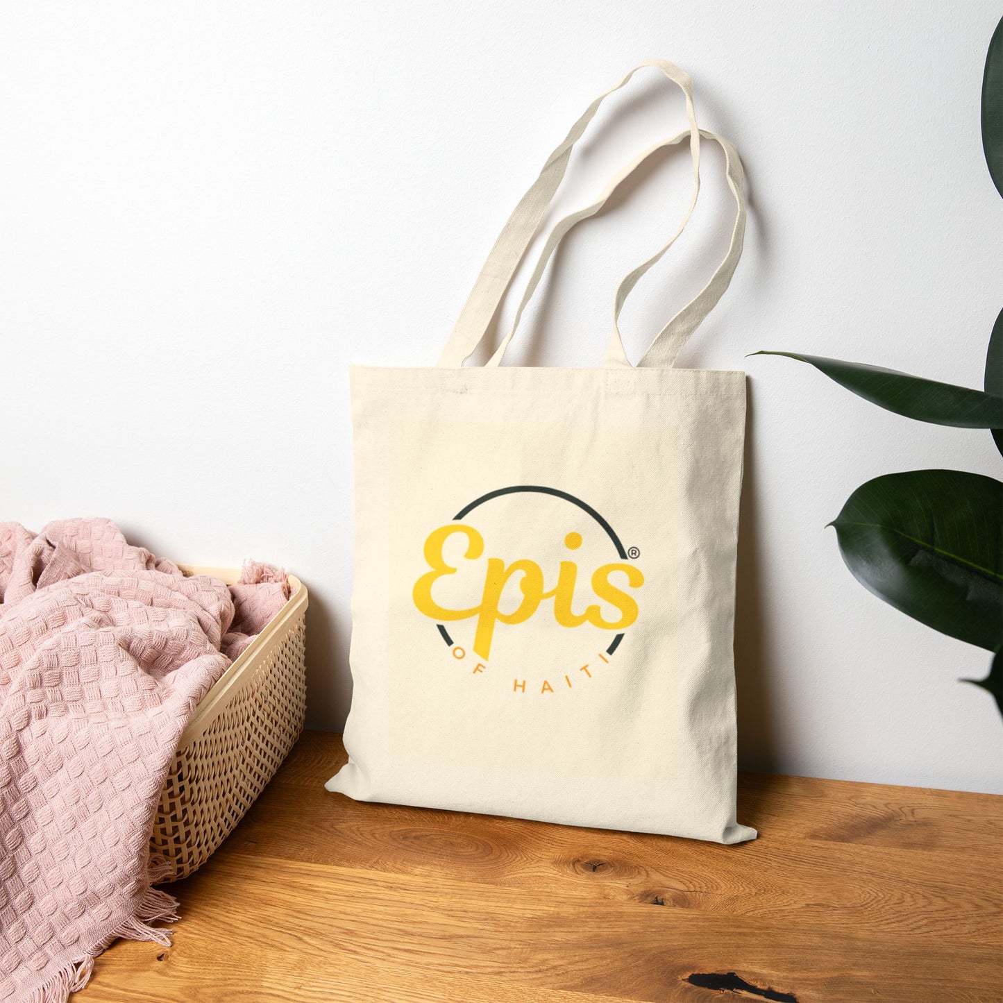 Epis of Haiti Premium Cotton Canvas Tote Bag | Reusable Eco-Friendly Grocery & Everyday Shopping Bag