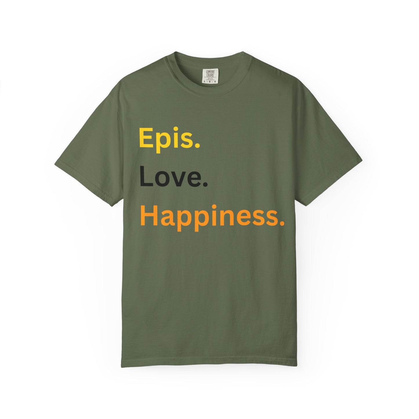 Epis. Love. Happiness. Cotton Short Sleeve T-Shirt