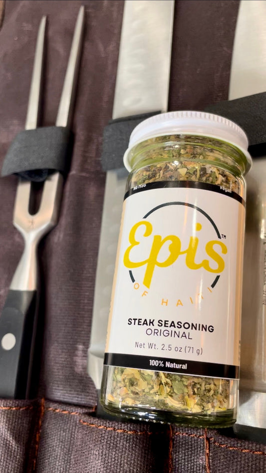 Épis of Haiti: Steak Seasoning - Original, Dried, NO-MSG, No Preservatives, No Artificial Colors or Flavors, Vegan