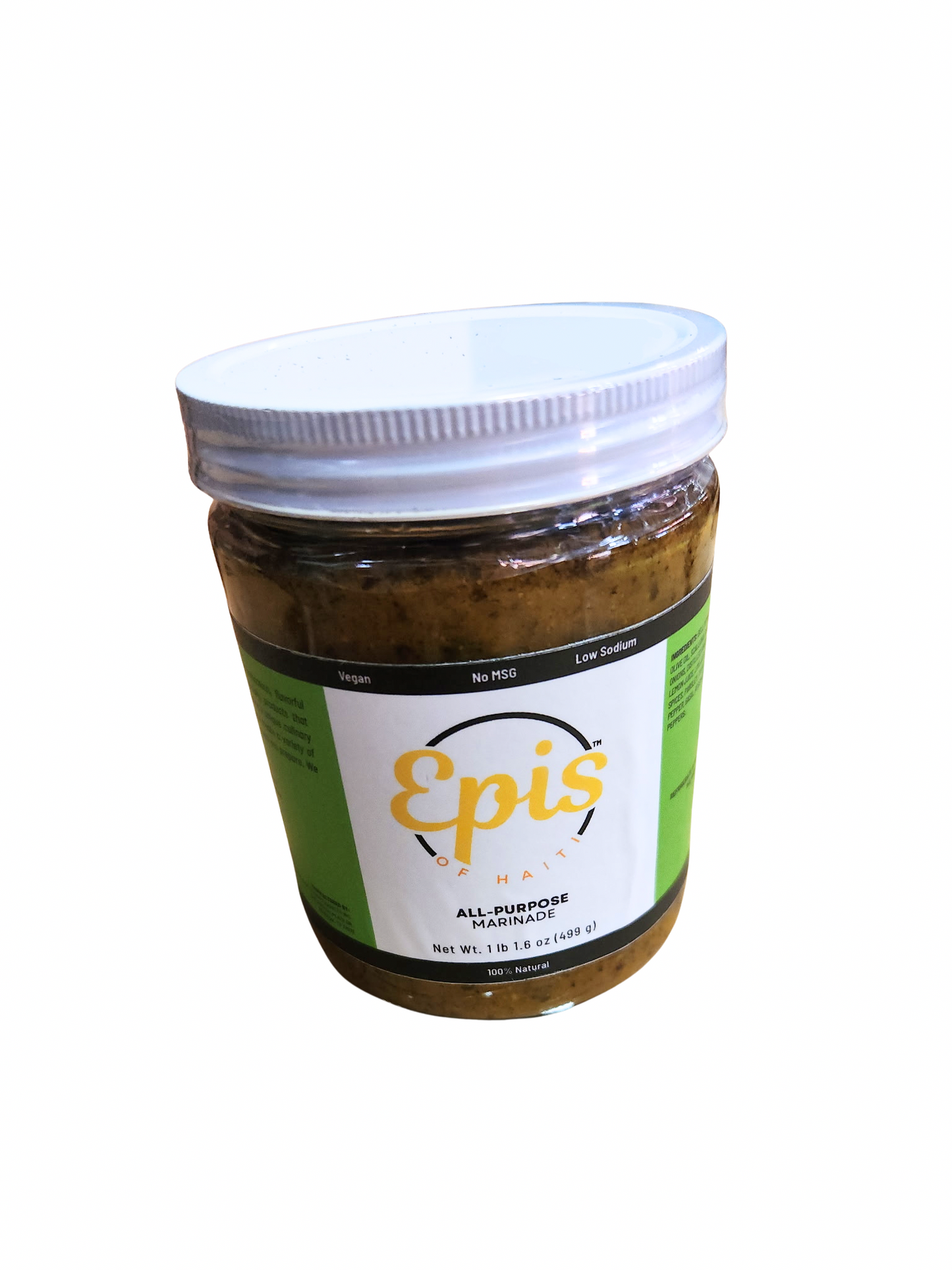 Épis d'Haïti : Marinade tout usage, SANS MSG, Sans conservateurs, Sans colorants ni arômes artificiels, Végétalienne